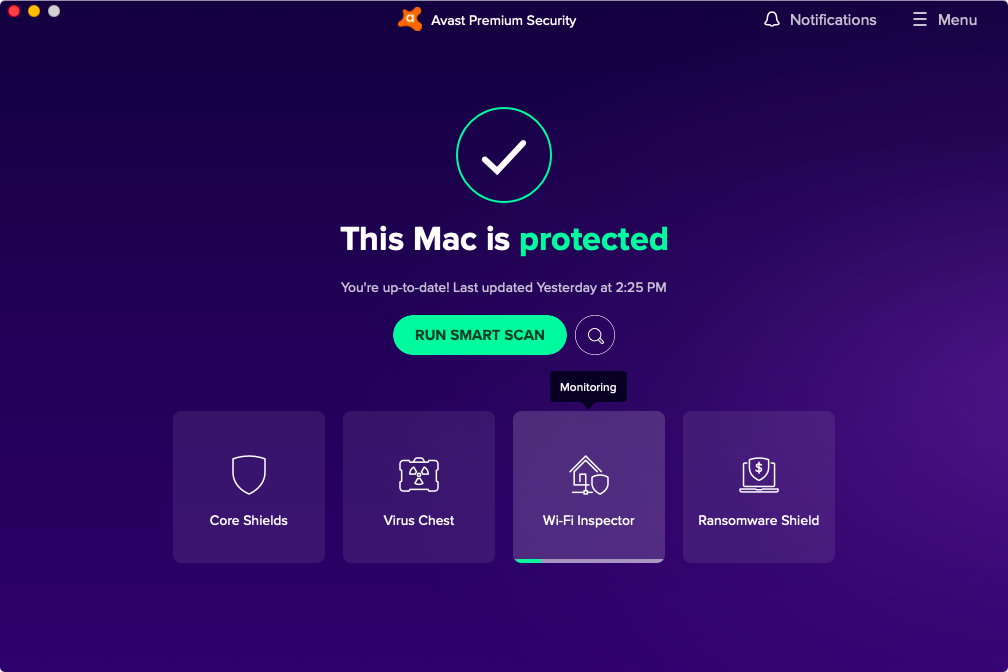 does avast have a special program for mac
